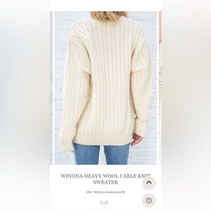 warm wool sweatshirt to pair with anything